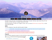 Tablet Screenshot of leonoverweel.com